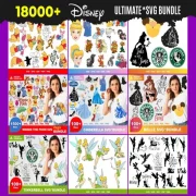 18000+ Disney svg​ BUNDLE