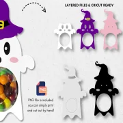 90+ Ultimate Halloween Candy Holders Bundle