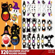 90+ Ultimate Halloween Candy Holders Bundle