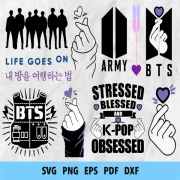 BTS SVG Bundle