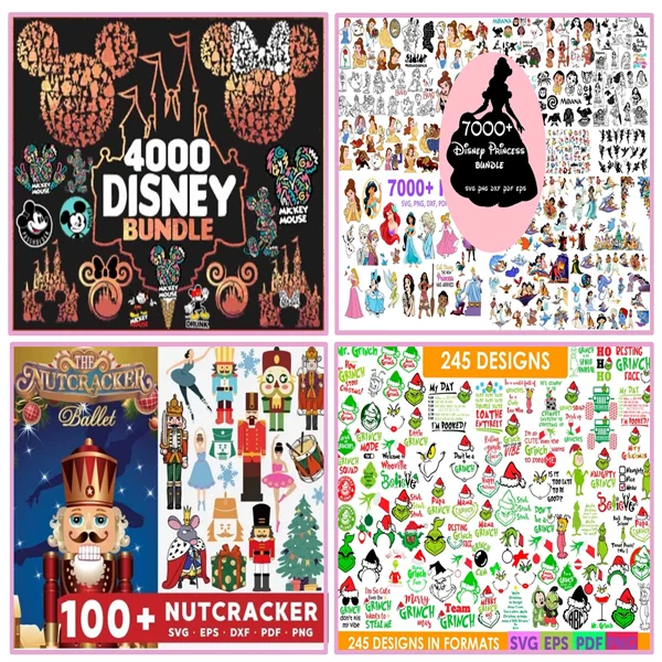 Kids SVG Bundle 100.000+ – Perfect for Cricut and Crafts