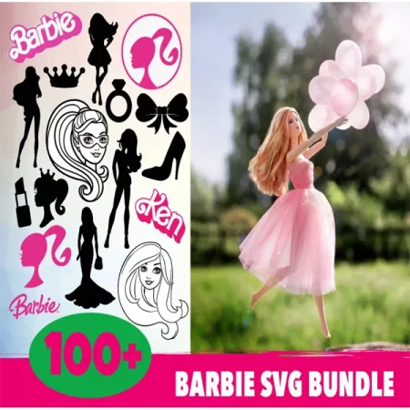 Barbie SVG Bundle - Perfect for DIY and Crafting Fans