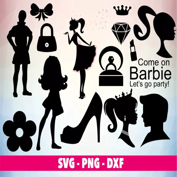 100+ Barbie SVG Bundle