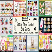 200 Easter svg​ Candy Holders SVG Bundle
