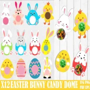 200+ Easter svg​ Candy Holders Bundle