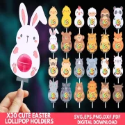 200+ Easter svg​ Candy Holders Bundle