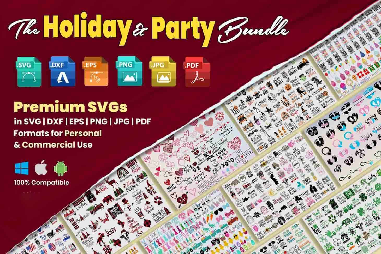 The New Ultimate SVG Bundle for Cricut: 200,000 Unique Designs with Bonus Extras