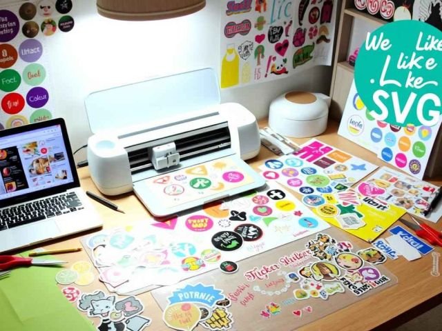 how to make stickers with cricut