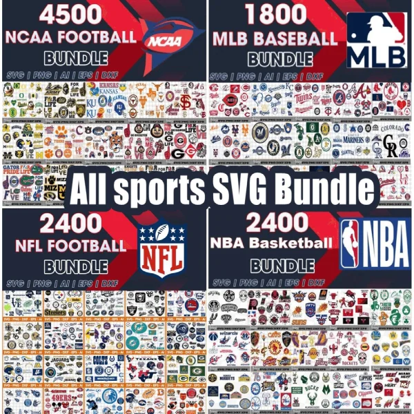 All sports svg Bundle